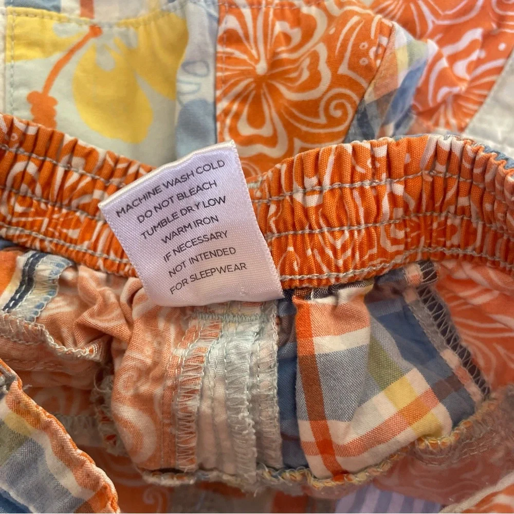 Gymboree By the Seashort Patchwork Shorts size 12-18 months